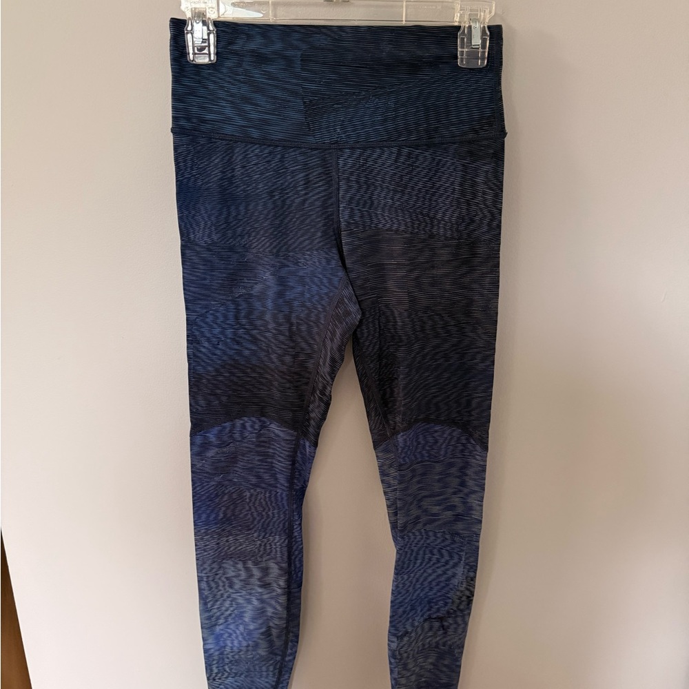 lululemon athletica Blue Patterned Leggings